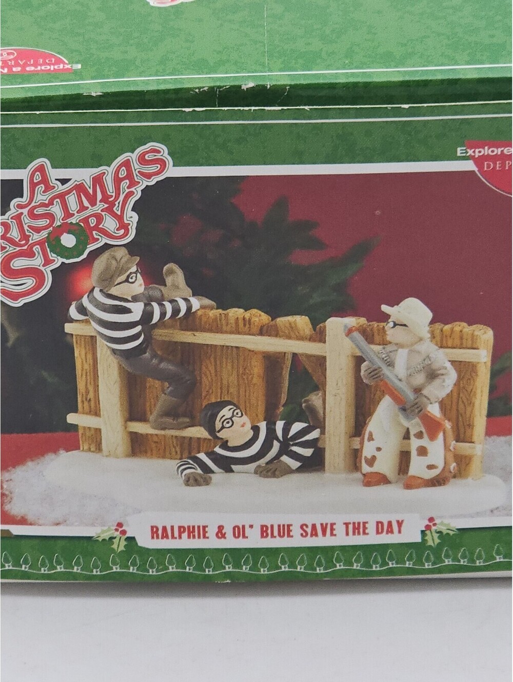 Department 56 A Christmas Story Village – Ralphie and Ol’ Blue Figurine